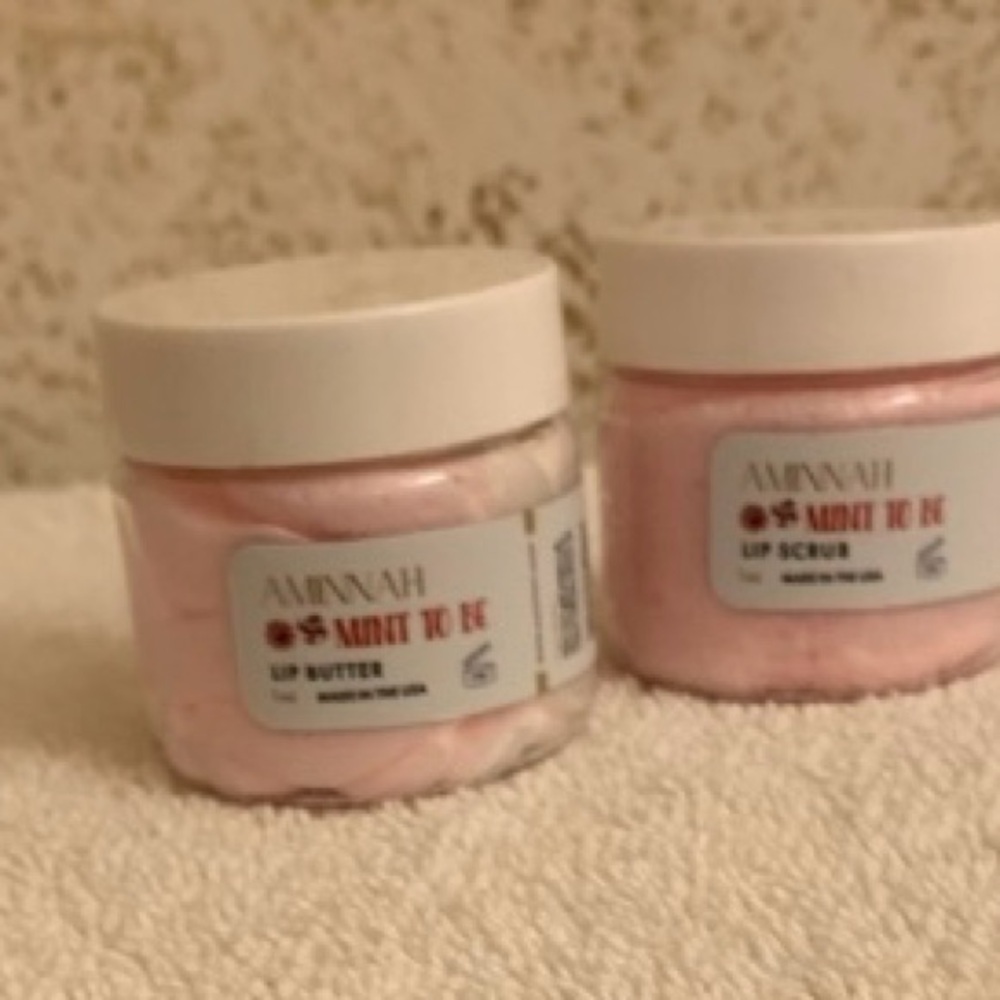 Aminnah 2 “Mint To Be” Lip Scrubs - Picture 2 of 2
